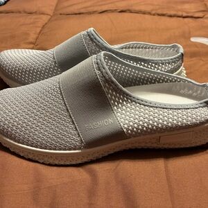 Gray Slip-On Sneakers
